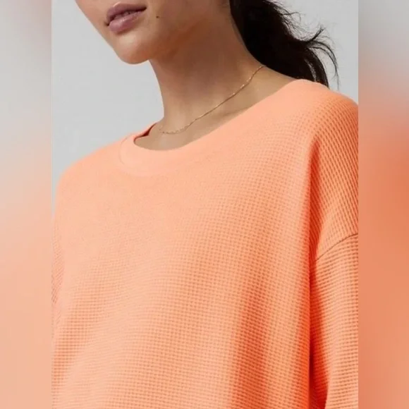 Athleta Coaster Luxe Waffle Sweatshirt - Picture 4 of 9